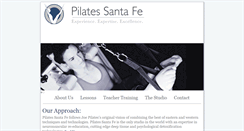 Desktop Screenshot of pilatessantafe.com